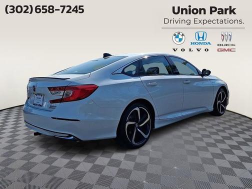 White 2022 Honda Accord Hybrid Sport