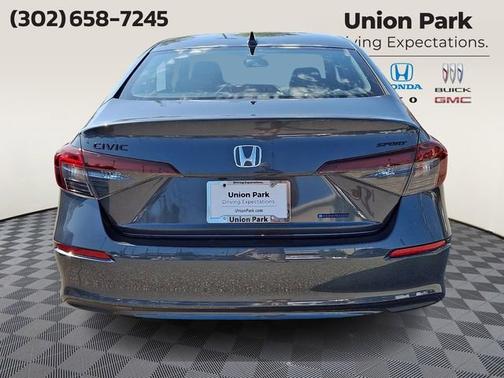 Gray 2026 Honda Civic Hybrid Sport