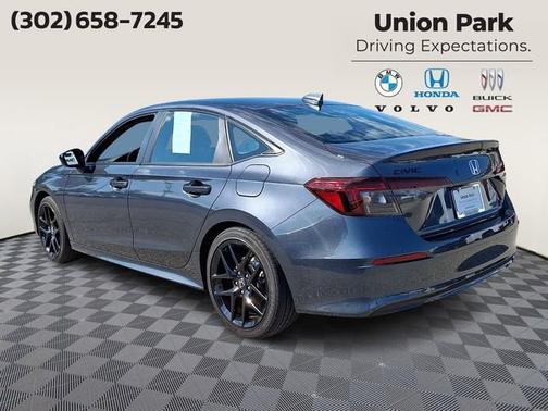 Gray 2026 Honda Civic Hybrid Sport