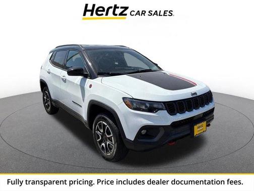 Bright White Clearcoat 2025 Jeep Compass Trailhawk