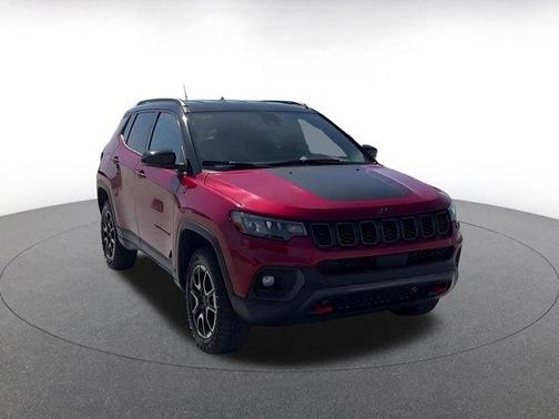 Red 2025 Jeep Compass Trailhawk