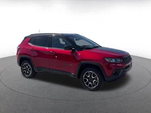Red 2025 Jeep Compass Trailhawk