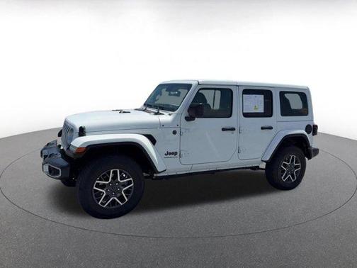 Bright White Clearcoat 2025 Jeep Wrangler Sahara