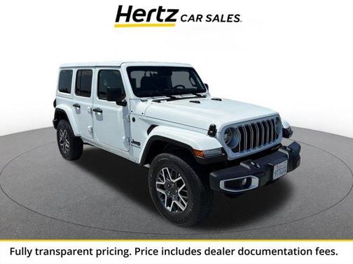 Bright White Clearcoat 2025 Jeep Wrangler Sahara