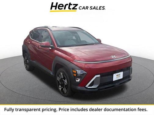 Red Metallic 2025 Hyundai KONA SEL
