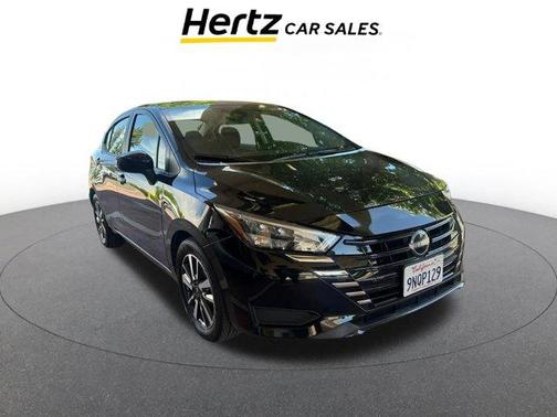 Black 2025 Nissan Versa 1.6 SV