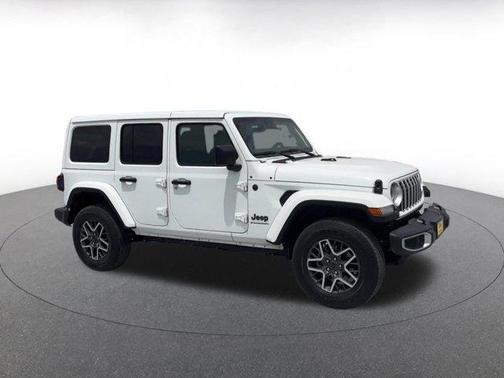 Bright White Clearcoat 2025 Jeep Wrangler Sahara