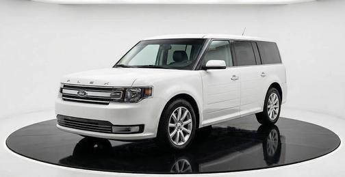White Platinum Metallic Tri-Coat 2016 Ford Flex SEL