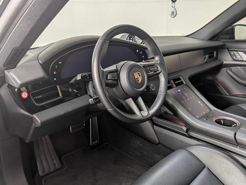 Volcano Gray Metallic 2025 Porsche Taycan RWD