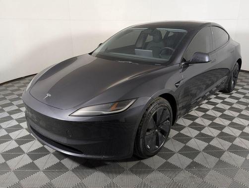 Stealth Gray 2025 Tesla Model 3 Long Range