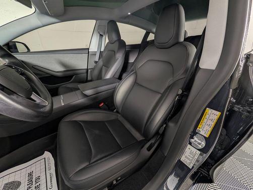 Stealth Gray 2025 Tesla Model 3 Long Range