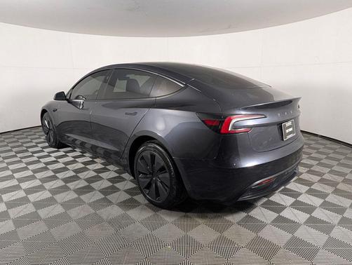 Stealth Gray 2025 Tesla Model 3 Long Range