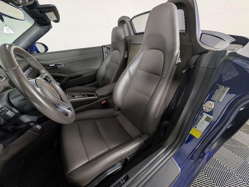 Gentian Blue Metallic 2024 Porsche 718 Boxster Convertible