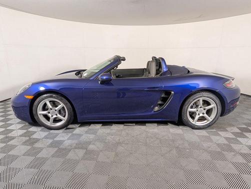 Gentian Blue Metallic 2024 Porsche 718 Boxster Convertible