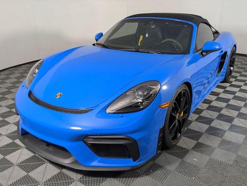 Shark Blue 2022 Porsche 718 Spyder Base
