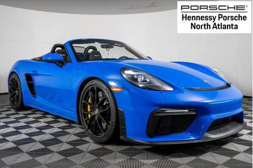 Shark Blue 2022 Porsche 718 Spyder Base