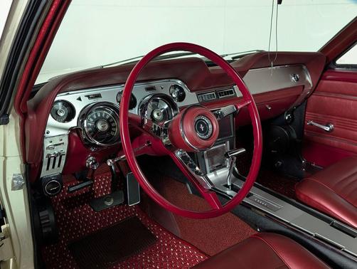 White 1967 Ford Mustang Base