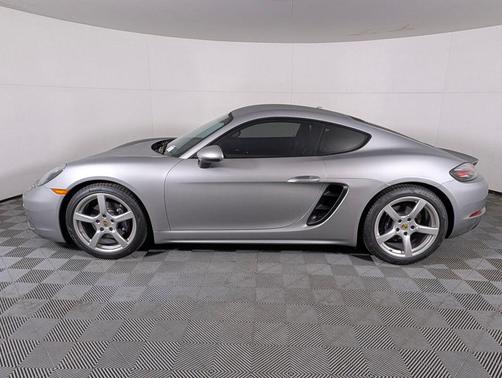 GT Silver Metallic 2018 Porsche 718 Cayman Coupe