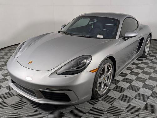 GT Silver Metallic 2018 Porsche 718 Cayman Coupe