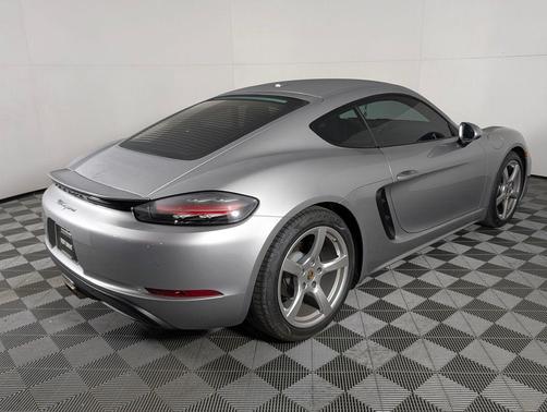 GT Silver Metallic 2018 Porsche 718 Cayman Coupe