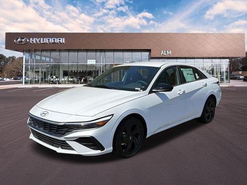 White 2026 Hyundai ELANTRA HEV SEL Sport