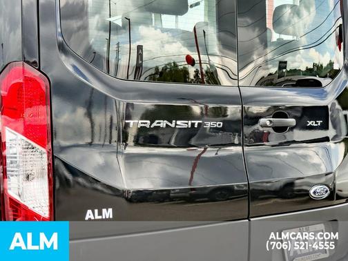 Agate Black Metallic 2023 Ford Transit-350 XLT