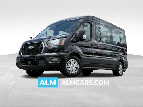 Agate Black Metallic 2023 Ford Transit-350 XLT