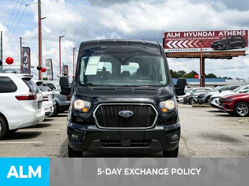 Agate Black Metallic 2023 Ford Transit-350 XLT