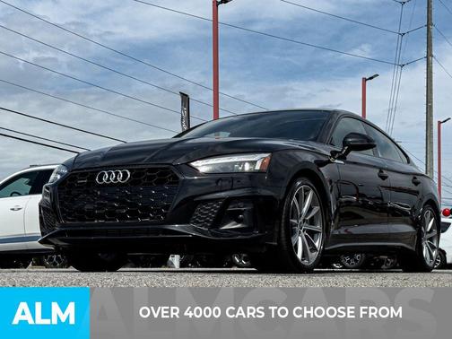 Mythos Black Metallic 2025 Audi A5 Sportback 45 S line quattro Premium