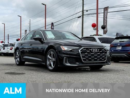 Brilliant Black 2024 Audi A6 55 Premium