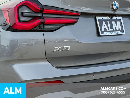 Skyscraper Gray Metallic 2023 BMW X3 xDrive30i