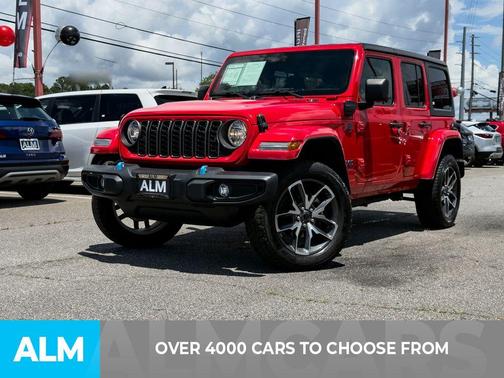 Firecracker Red Clearcoat 2024 Jeep Wrangler 4xe Sport
