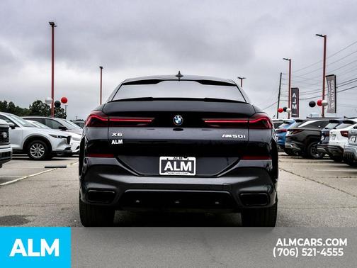 Carbon Black Metallic 2022 BMW X6 M50i