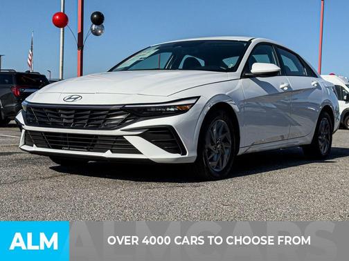White 2026 Hyundai ELANTRA HEV Blue