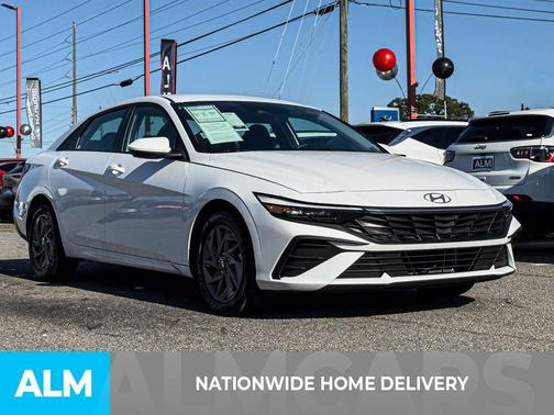 White 2026 Hyundai ELANTRA HEV Blue
