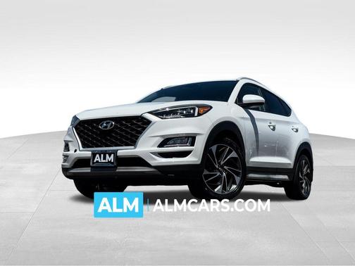 White Pearl 2019 Hyundai TUCSON Sport