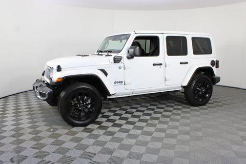Bright White Clearcoat 2025 Jeep Wrangler 4xe Sahara