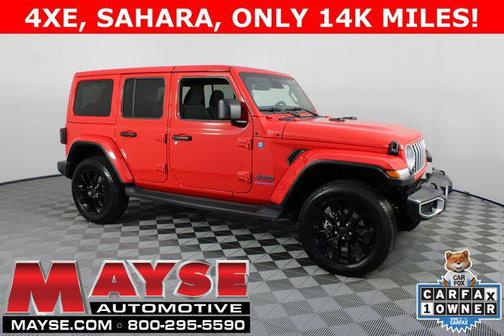 Firecracker Red Clearcoat 2025 Jeep Wrangler 4xe Sahara