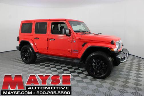 Firecracker Red Clearcoat 2025 Jeep Wrangler 4xe Sahara