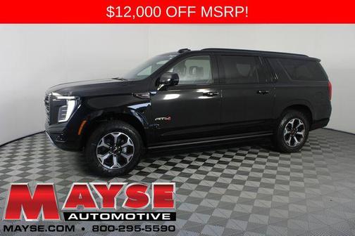 Onyx Black 2026 GMC Yukon XL 4WD AT4 Ultimate