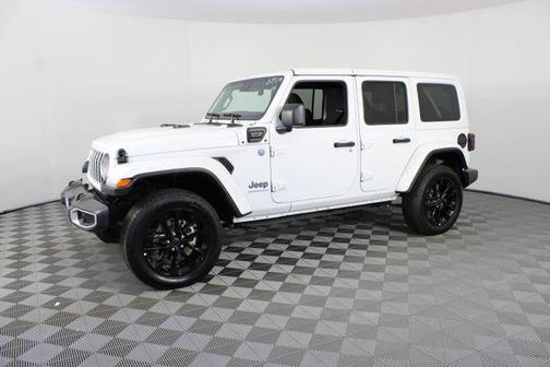 Bright White Clearcoat 2025 Jeep Wrangler 4xe Sahara