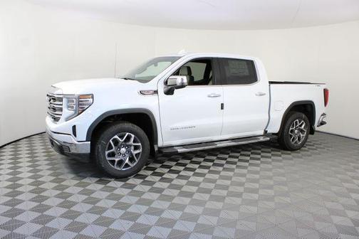 Glacier White Tricoat 2026 GMC Sierra 1500 SLT