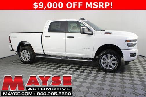 Bright White Clearcoat 2026 RAM 2500 Big Horn Crew Cab 4x4 6'4' Box