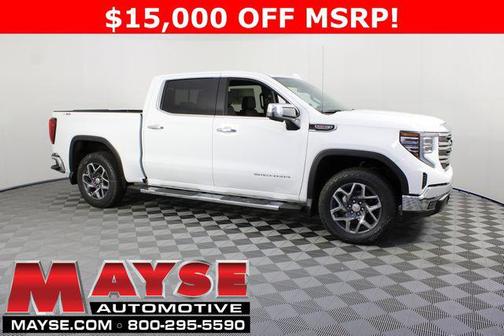 Summit White 2026 GMC Sierra 1500 SLT