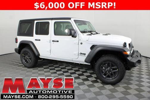 Bright White Clearcoat 2026 Jeep Wrangler Sport S