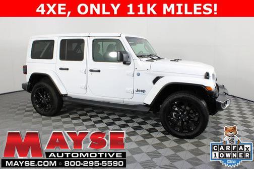 Bright White Clearcoat 2025 Jeep Wrangler 4xe Sahara