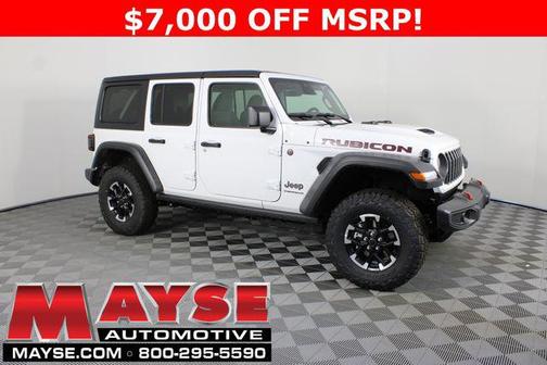 Bright White Clearcoat 2026 Jeep Wrangler Rubicon