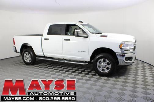 Bright White Clearcoat 2024 RAM 2500 Big Horn Crew Cab 4x4 6'4' Box