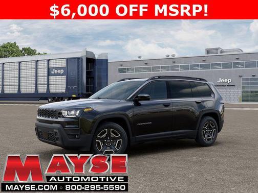 Diamond Black Crystal Pearlcoat 2026 Jeep Cherokee Laredo