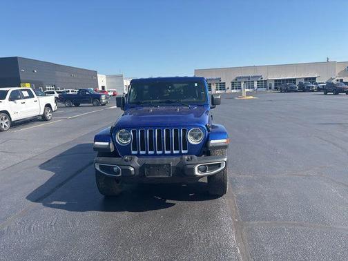 Ocean Blue Metallic Clearcoat 2019 Jeep Wrangler Unlimited Sahara